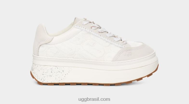 branco 4VTTD819 UGG mulheres logotipo de renda marin