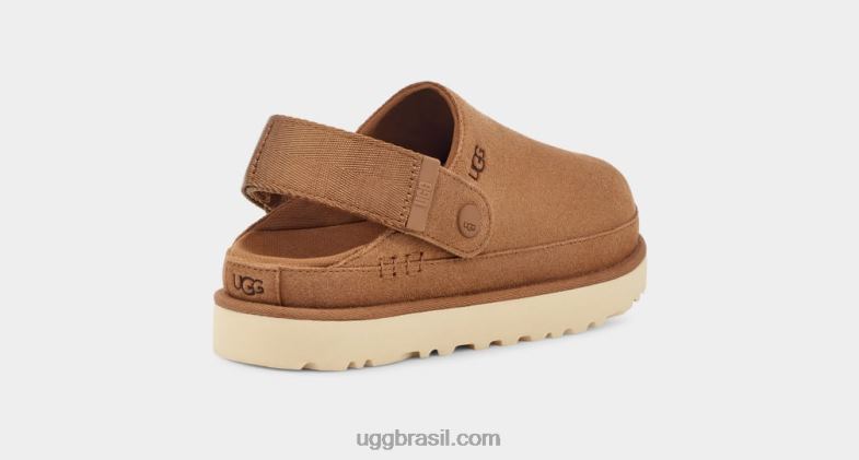 castanha 4VTTD599 UGG mulheres tamanco estrela dourada