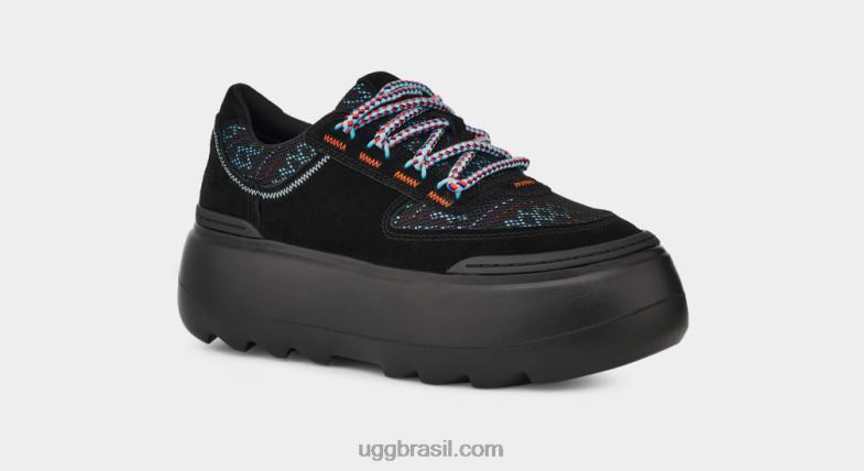 preto 4VTTD530 UGG mulheres trança de renda mega marin