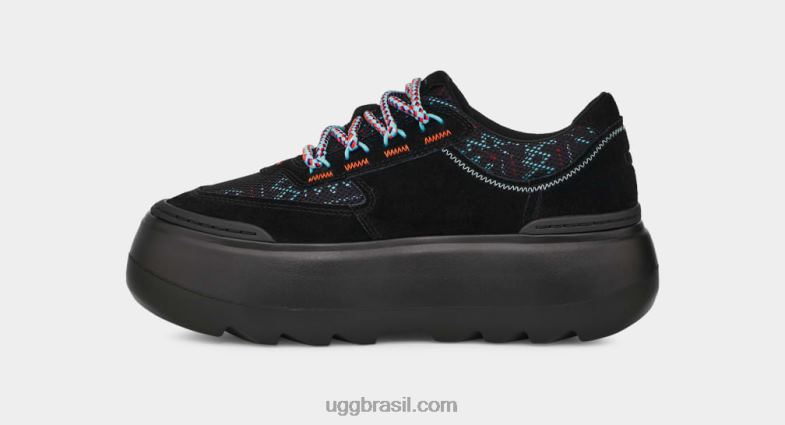 preto 4VTTD530 UGG mulheres trança de renda mega marin