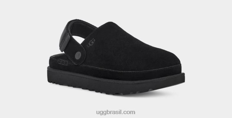 preto 4VTTD600 UGG mulheres tamanco estrela dourada