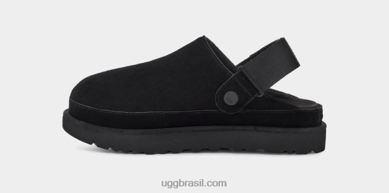 preto 4VTTD600 UGG mulheres tamanco estrela dourada
