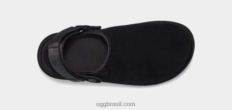 preto 4VTTD600 UGG mulheres tamanco estrela dourada