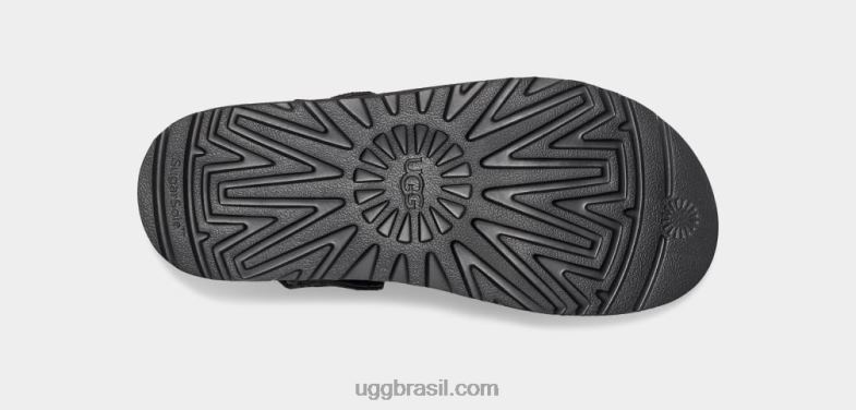 preto 4VTTD600 UGG mulheres tamanco estrela dourada