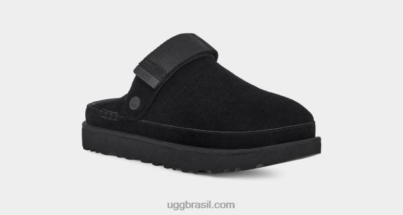 preto 4VTTD600 UGG mulheres tamanco estrela dourada
