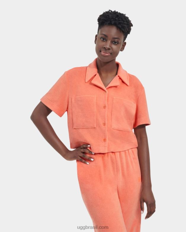 clarão do sol 4VTTD911 UGG mulheres saniyah camisa manga curta