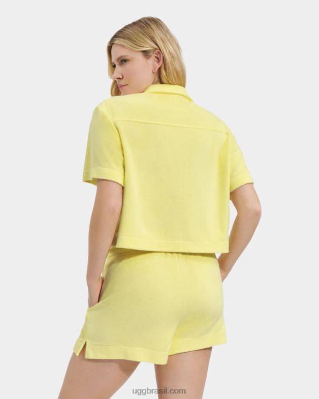 favo de mel 4VTTD910 UGG mulheres saniyah camisa manga curta