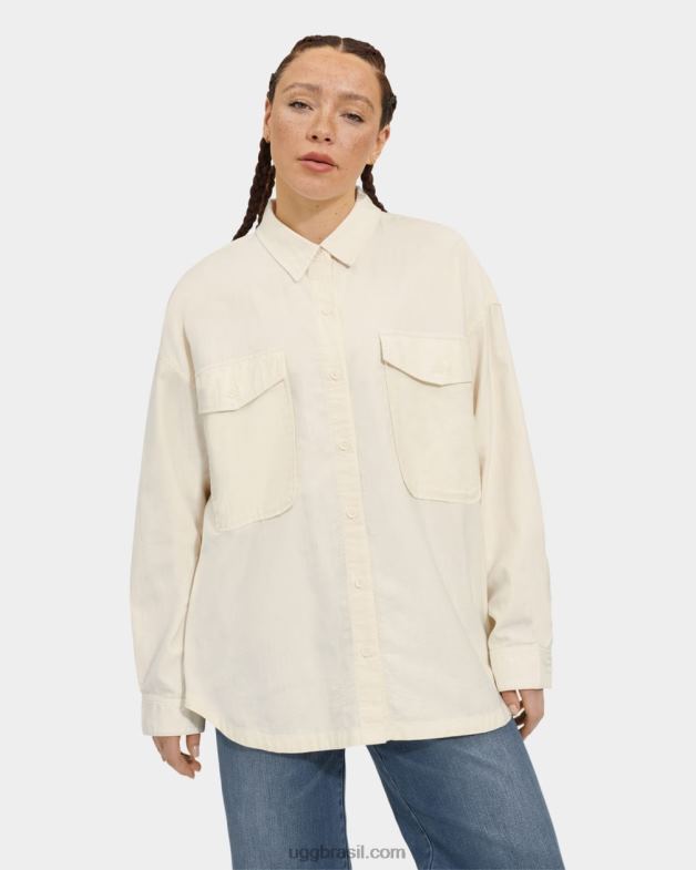gesso 4VTTD1304 UGG mulheres camisa manga longa kimya