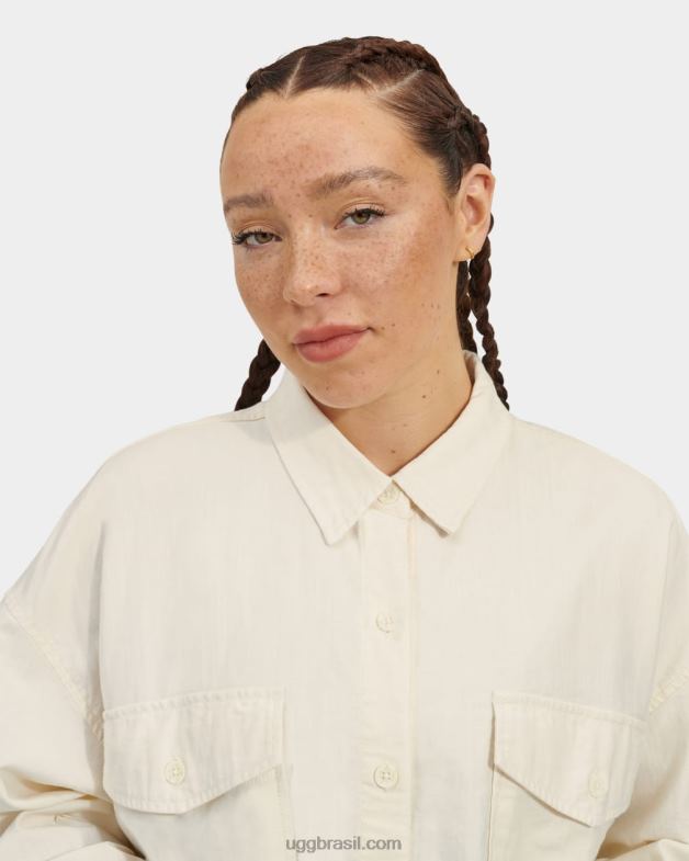 gesso 4VTTD1304 UGG mulheres camisa manga longa kimya