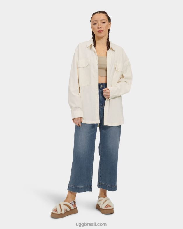 gesso 4VTTD1304 UGG mulheres camisa manga longa kimya