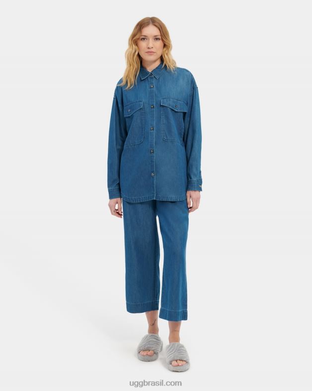 jeans 4VTTD92 UGG mulheres camisa manga longa kimya