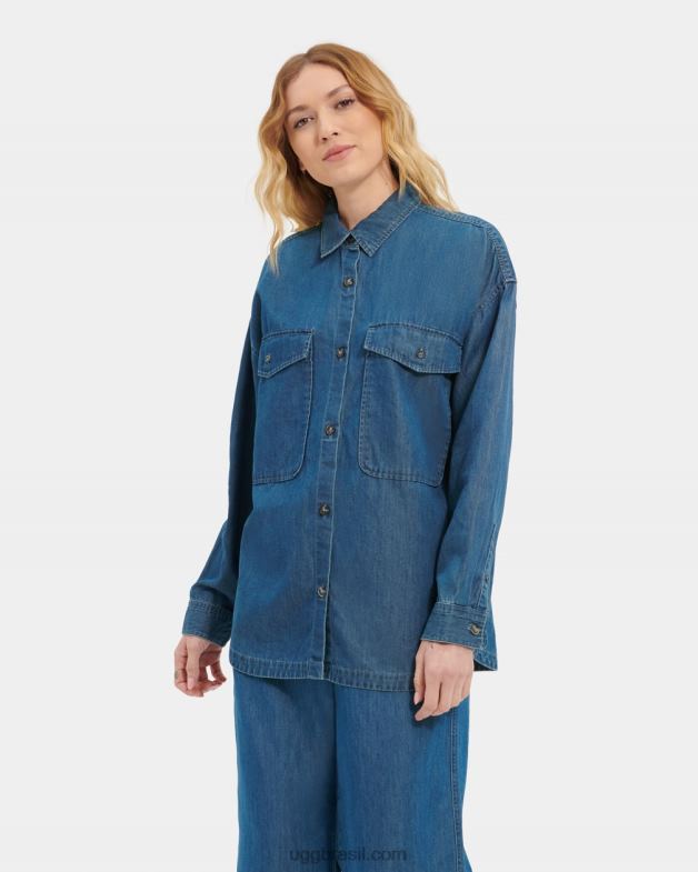 jeans 4VTTD92 UGG mulheres camisa manga longa kimya