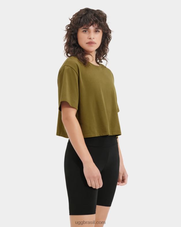 muda 4VTTD2234 UGG mulheres camiseta cortada tana