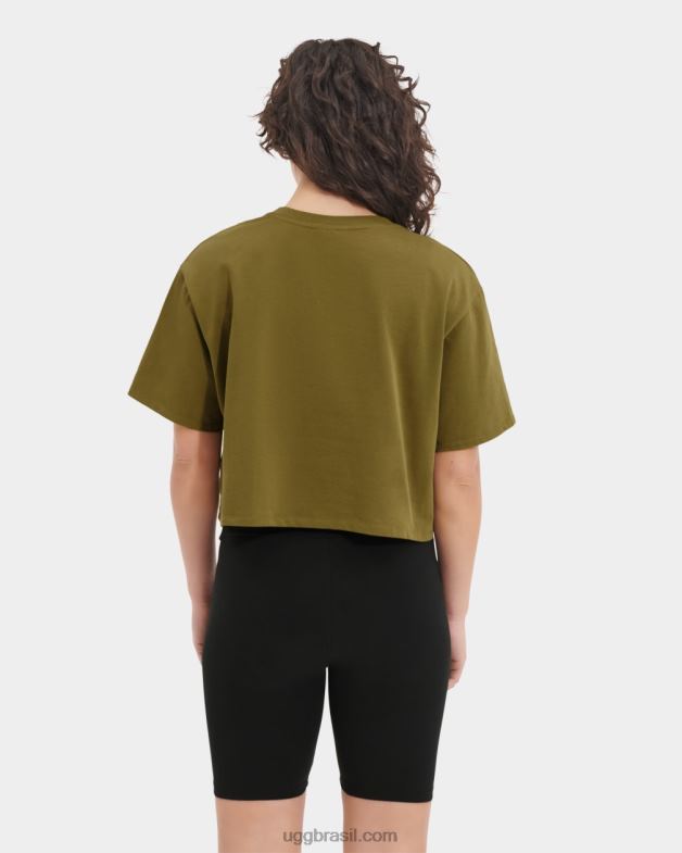 muda 4VTTD2234 UGG mulheres camiseta cortada tana