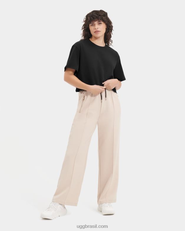 preto 4VTTD1013 UGG mulheres camiseta cortada tana