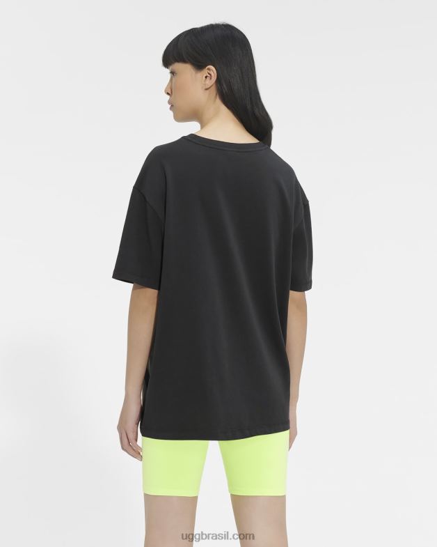 preto/carvão 4VTTD1321 UGG mulheres camiseta logo jacqueline