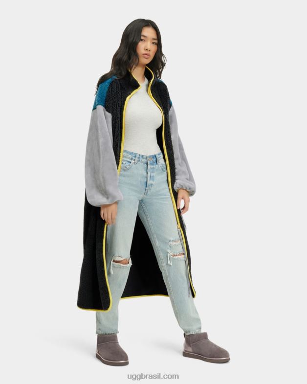 tinta 4VTTD1336 UGG mulheres casaco longo marlene sherpa