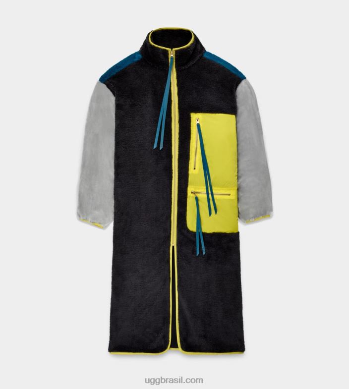 tinta 4VTTD1336 UGG mulheres casaco longo marlene sherpa