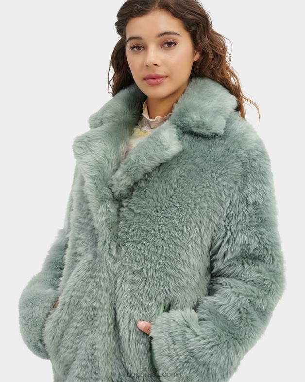 verde chinois 4VTTD157 UGG mulheres casaco curto lianna