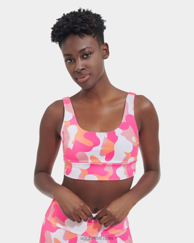 camopop rosa caramelo 4VTTD2053 UGG mulheres zayley sutiã com estampa camuflada