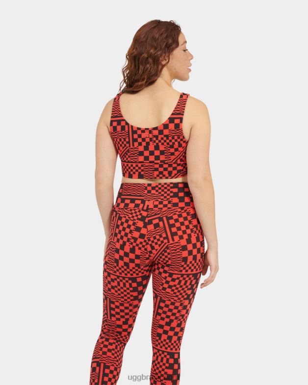 cheques inflamados/pretos 4VTTD1263 UGG mulheres sutiã zayley