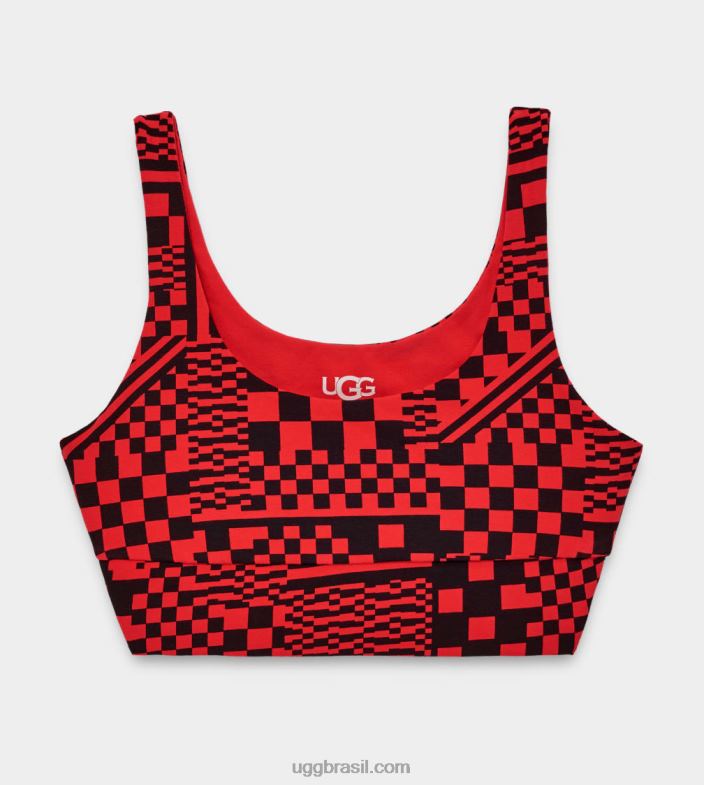 cheques inflamados/pretos 4VTTD1263 UGG mulheres sutiã zayley