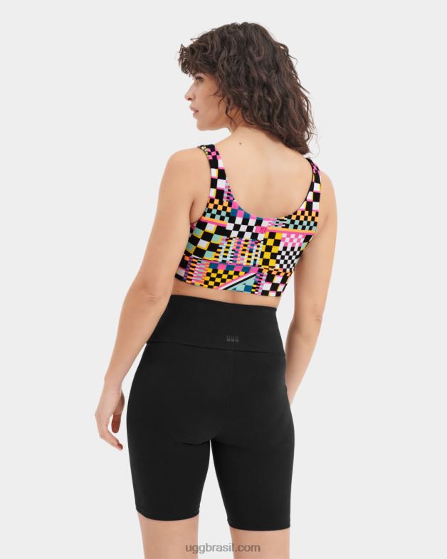 cheques múltiplos pretos 4VTTD1264 UGG mulheres sutiã zayley