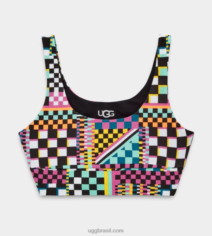 cheques múltiplos pretos 4VTTD1264 UGG mulheres sutiã zayley