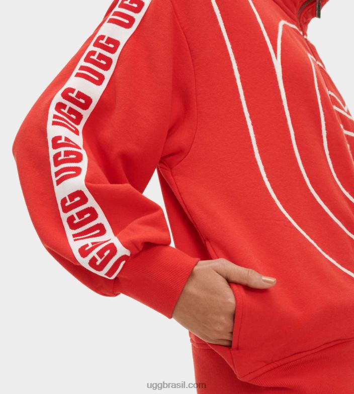 aura vermelha 4VTTD118 UGG mulheres jaqueta de trilha devaneio