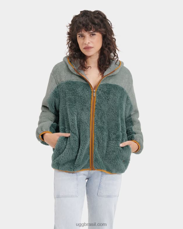 calçada/babosa 4VTTD97 UGG mulheres sheila sherpa zíper completo