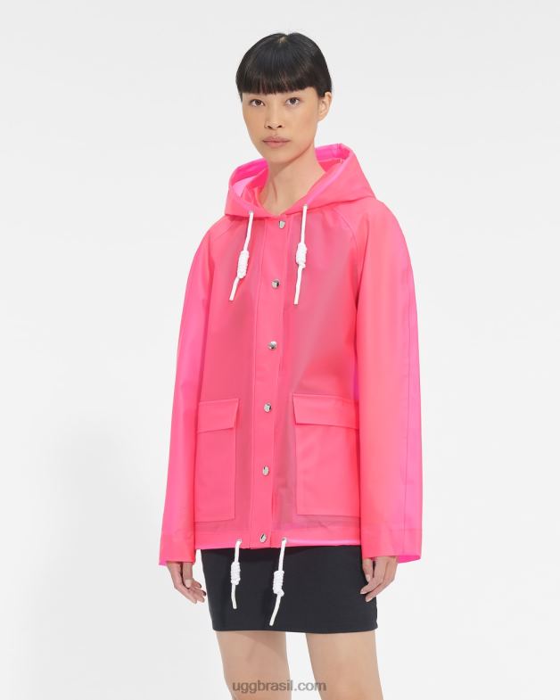 caramelo rosa 4VTTD1261 UGG mulheres capa de chuva hutton