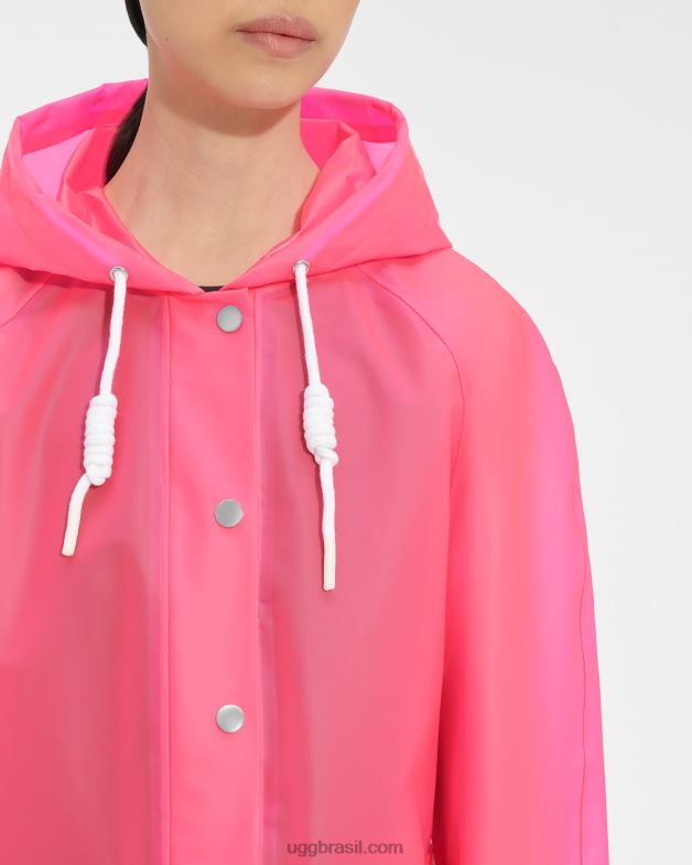 caramelo rosa 4VTTD1261 UGG mulheres capa de chuva hutton