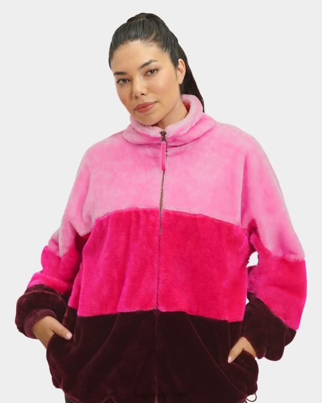 devaneio multi 4VTTD167 UGG mulheres jaqueta de pele falsa elaina