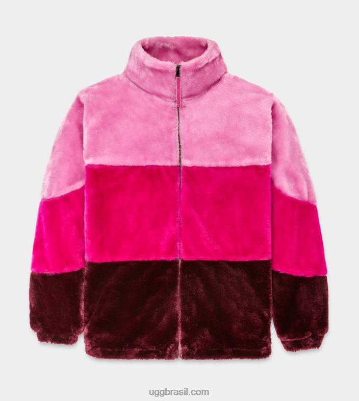 devaneio multi 4VTTD167 UGG mulheres jaqueta de pele falsa elaina