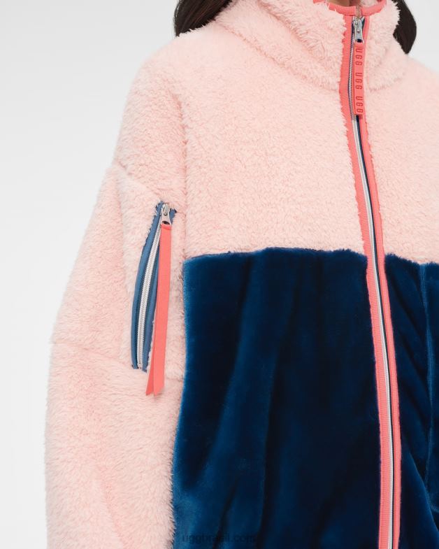 opala rosa/azul honra 4VTTD172 UGG mulheres jaqueta sherpa marlene