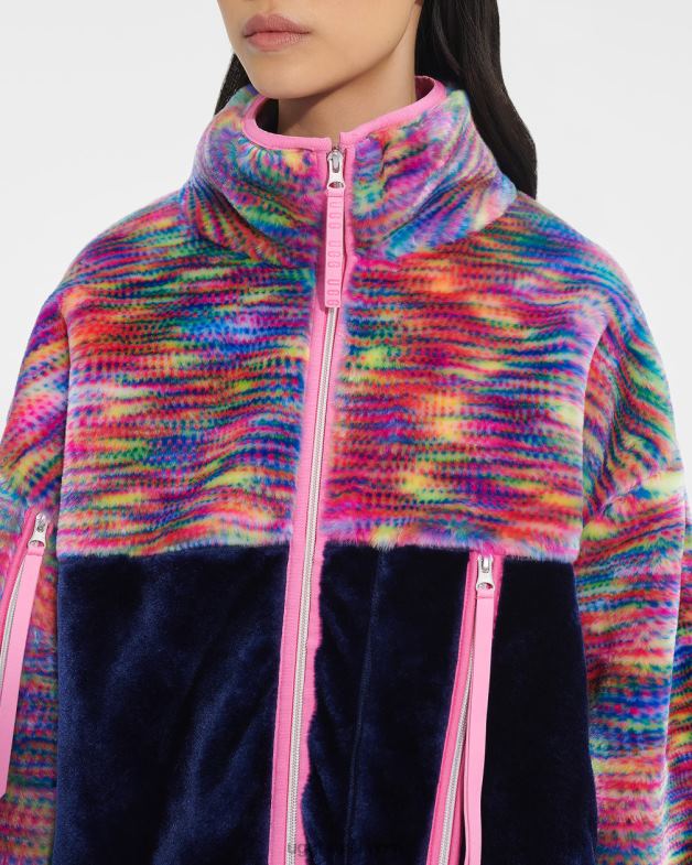 pixelar 4VTTD108 UGG mulheres marlene jaqueta sherpa pixelate