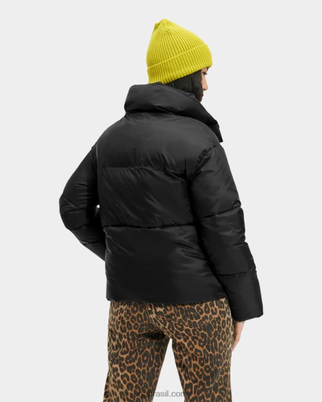 preto 4VTTD2066 UGG mulheres jaqueta puffer vickie