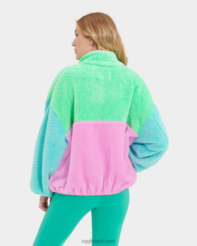 primavera verde/devaneio/laguna 4VTTD2285 UGG mulheres jaqueta sherpa marlene ii