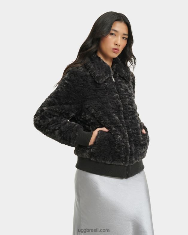 tinta 4VTTD175 UGG mulheres jaqueta bomber viviana pele sintética