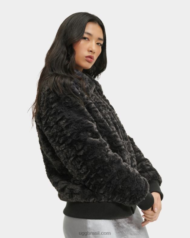 tinta 4VTTD175 UGG mulheres jaqueta bomber viviana pele sintética