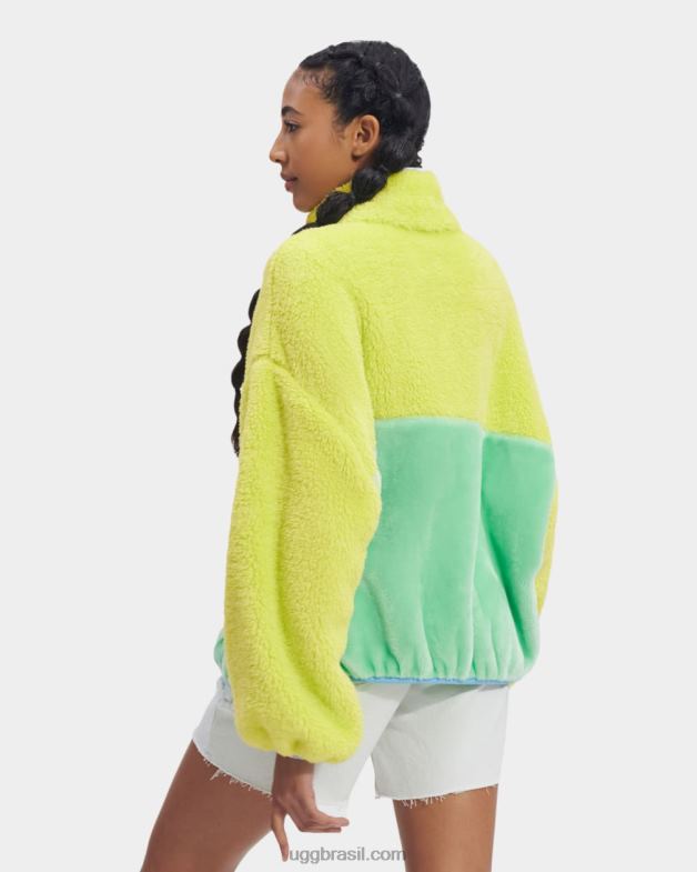 verde/grama vibrante 4VTTD2283 UGG mulheres jaqueta sherpa marlene ii