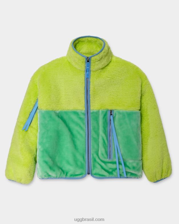 verde/grama vibrante 4VTTD2283 UGG mulheres jaqueta sherpa marlene ii