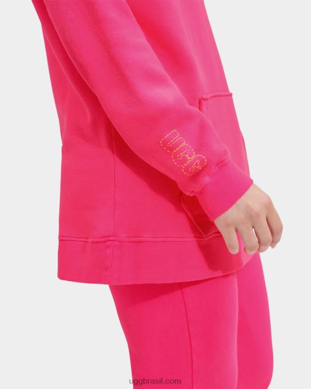 Rosa neon 4VTTD1345 UGG mulheres moletom namorado simone