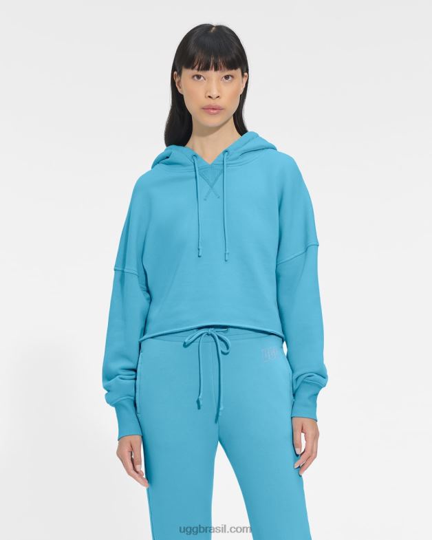 bahama azul 4VTTD1289 UGG mulheres moletom cropped keira