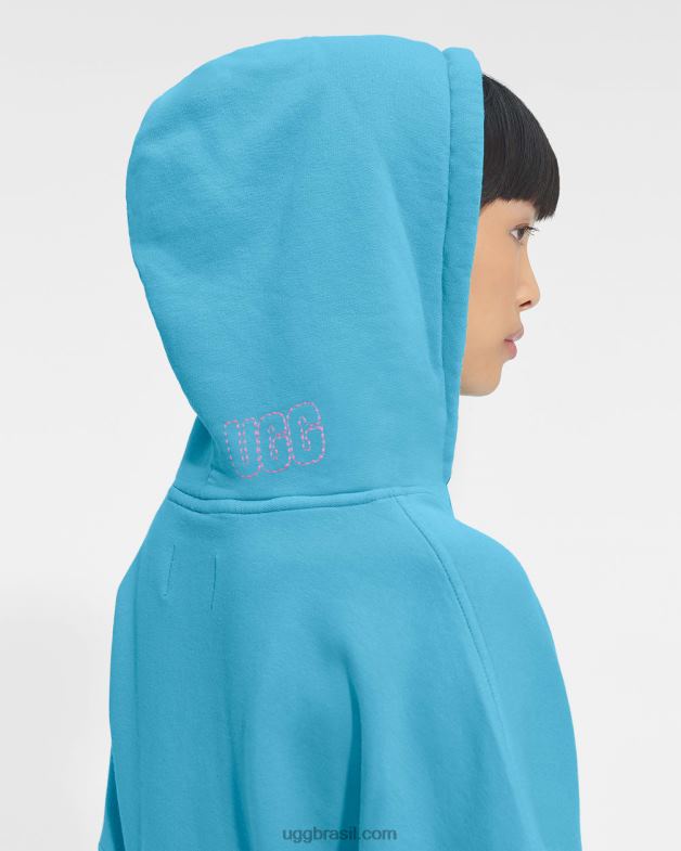 bahama azul 4VTTD1289 UGG mulheres moletom cropped keira