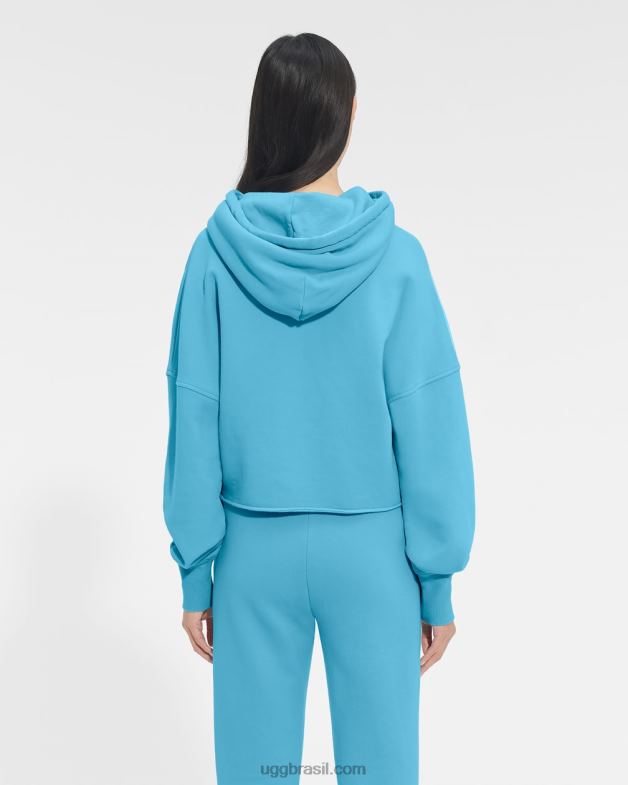 bahama azul 4VTTD1289 UGG mulheres moletom cropped keira