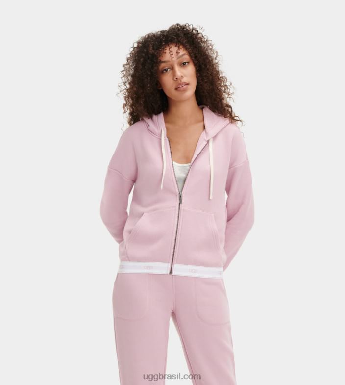 brisa de lavanda 4VTTD2241 UGG mulheres moletom com zíper sena