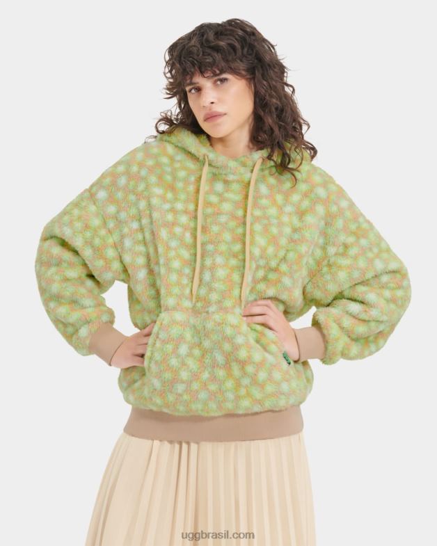 edamame manchado 4VTTD1282 UGG mulheres moletom loyra sherpa