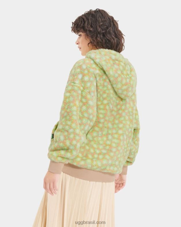 edamame manchado 4VTTD1282 UGG mulheres moletom loyra sherpa