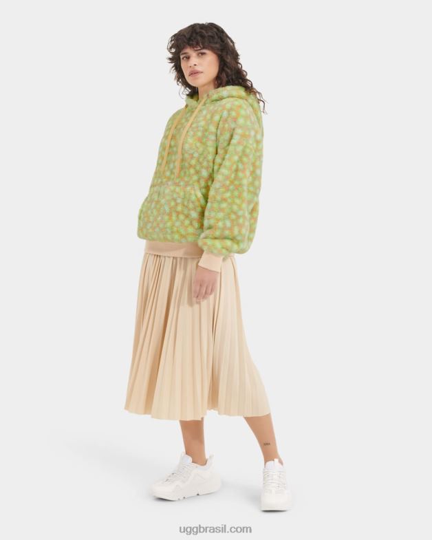 edamame manchado 4VTTD1282 UGG mulheres moletom loyra sherpa